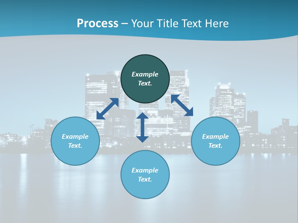 Night Skyline PowerPoint Template