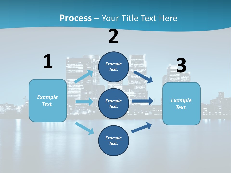 Night Skyline PowerPoint Template