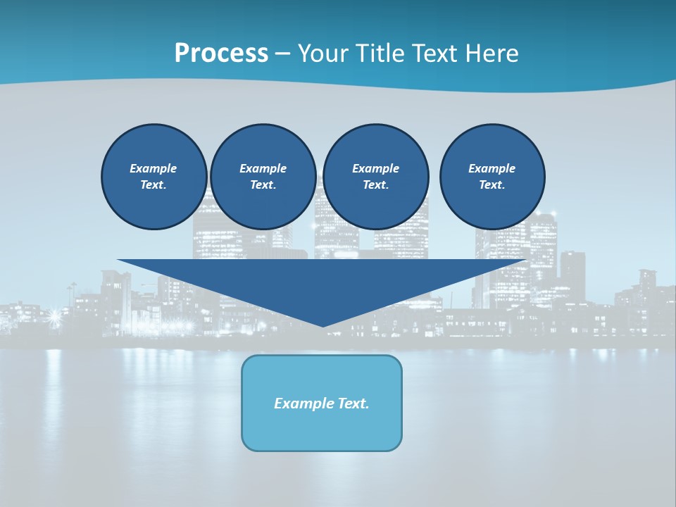 Night Skyline PowerPoint Template