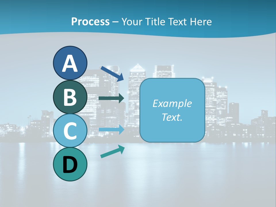 Night Skyline PowerPoint Template