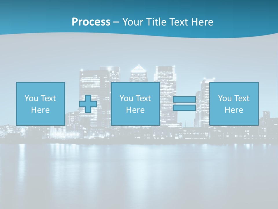 Night Skyline PowerPoint Template