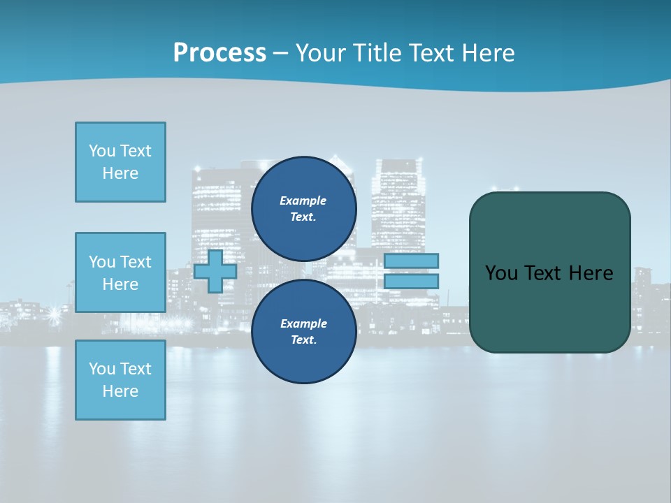 Night Skyline PowerPoint Template