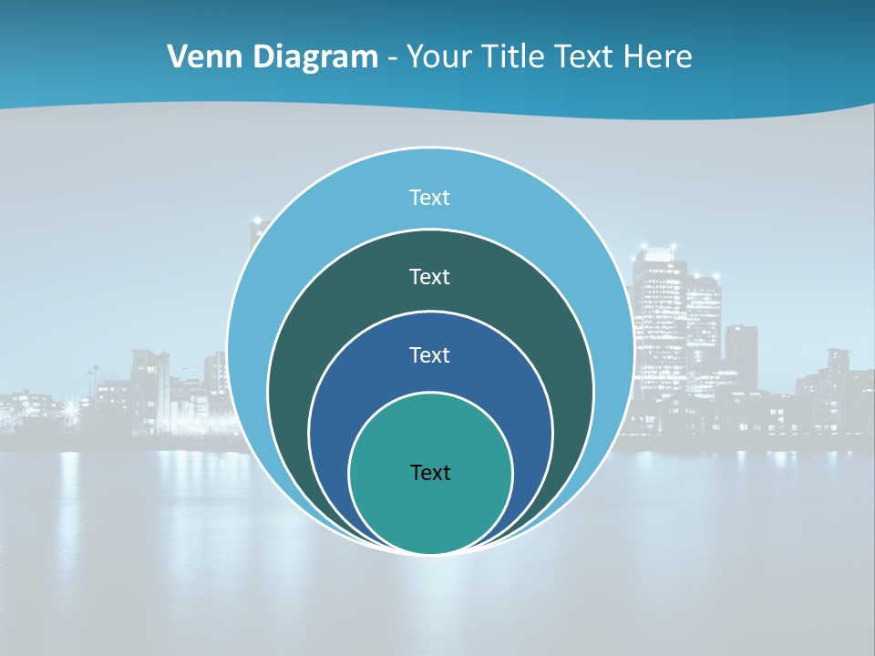 Night Skyline PowerPoint Template