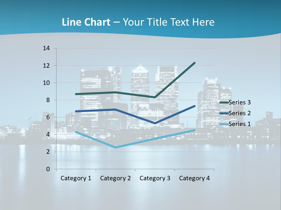 Night Skyline PowerPoint Template