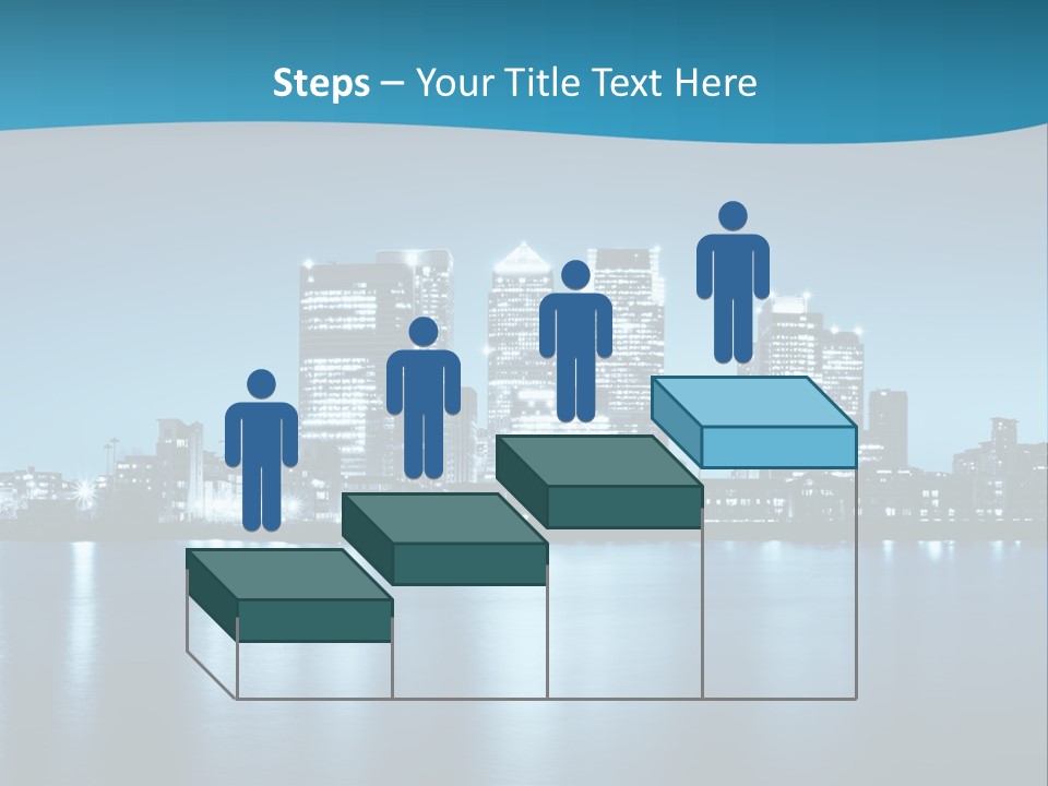 Night Skyline PowerPoint Template