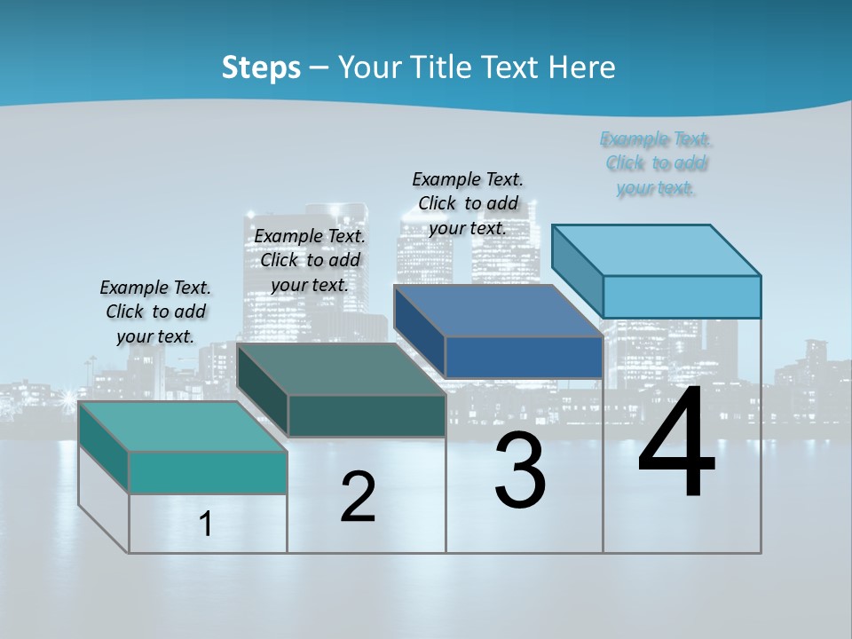 Night Skyline PowerPoint Template