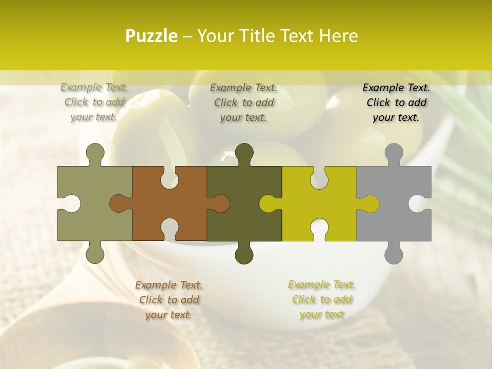 Olives And Oils PowerPoint Template