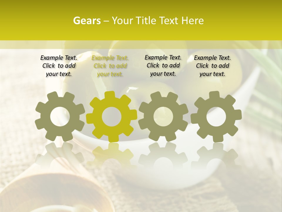 Olives And Oils PowerPoint Template