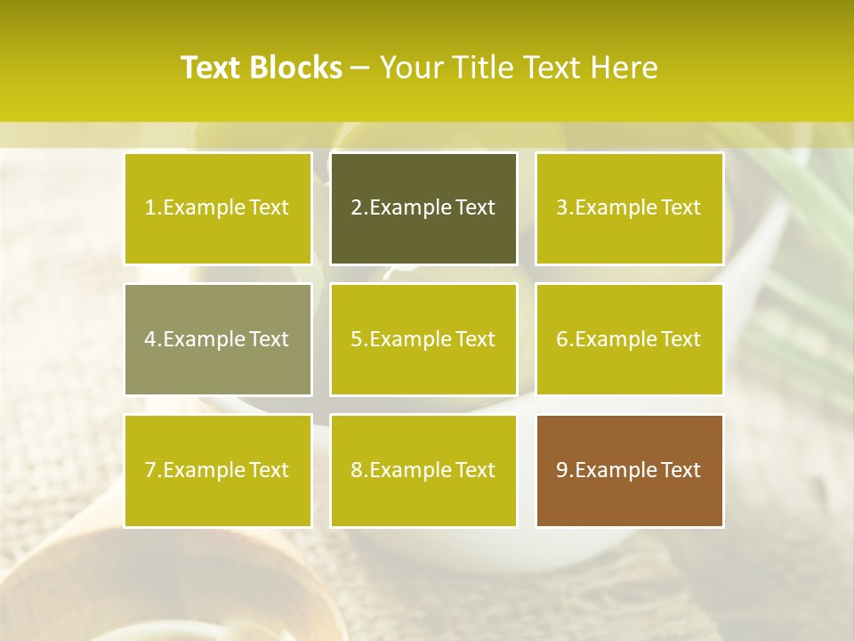 Olives And Oils PowerPoint Template
