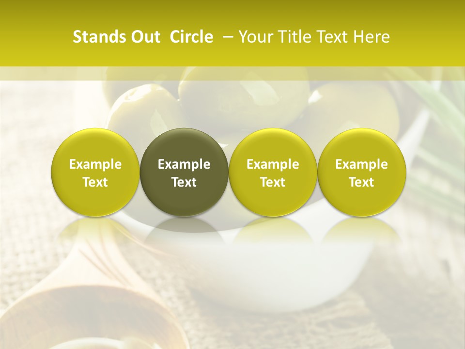 Olives And Oils PowerPoint Template