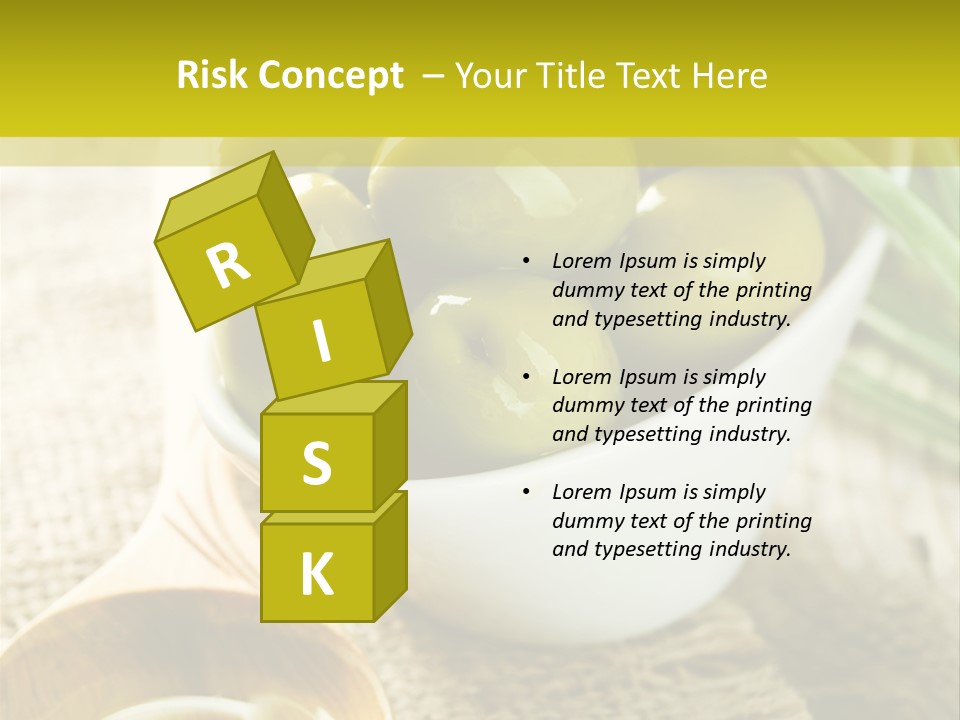 Olives And Oils PowerPoint Template