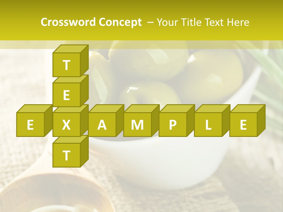 Olives And Oils PowerPoint Template