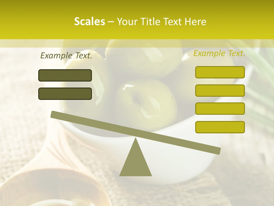 Olives And Oils PowerPoint Template