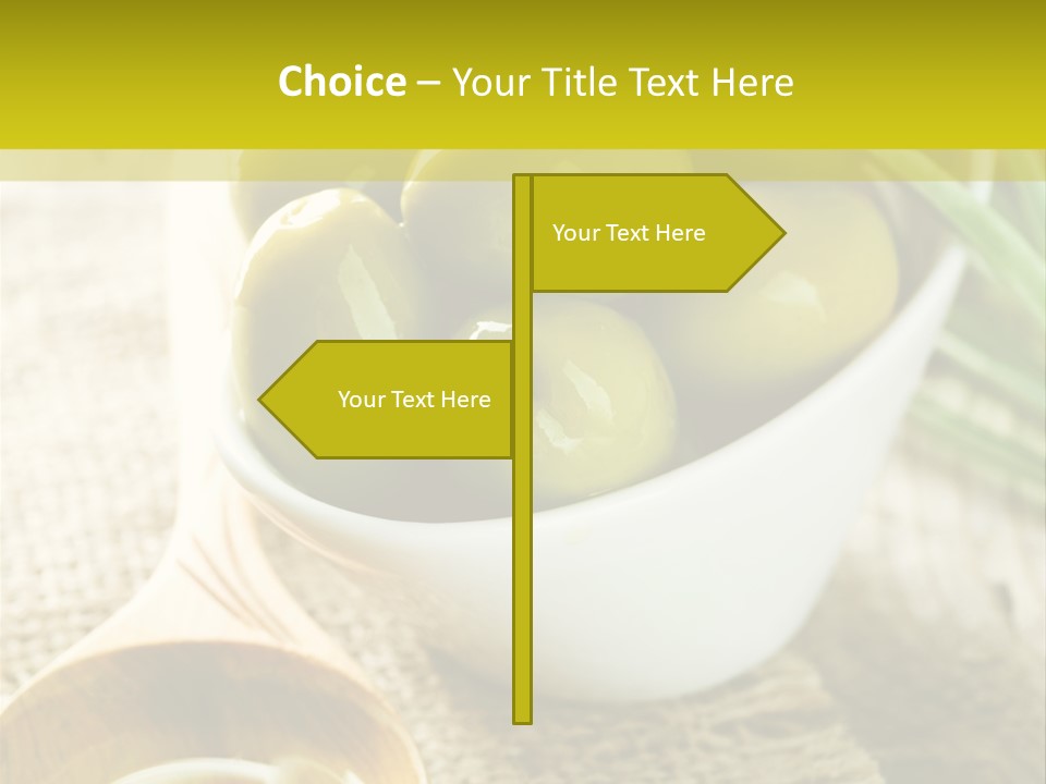 Olives And Oils PowerPoint Template