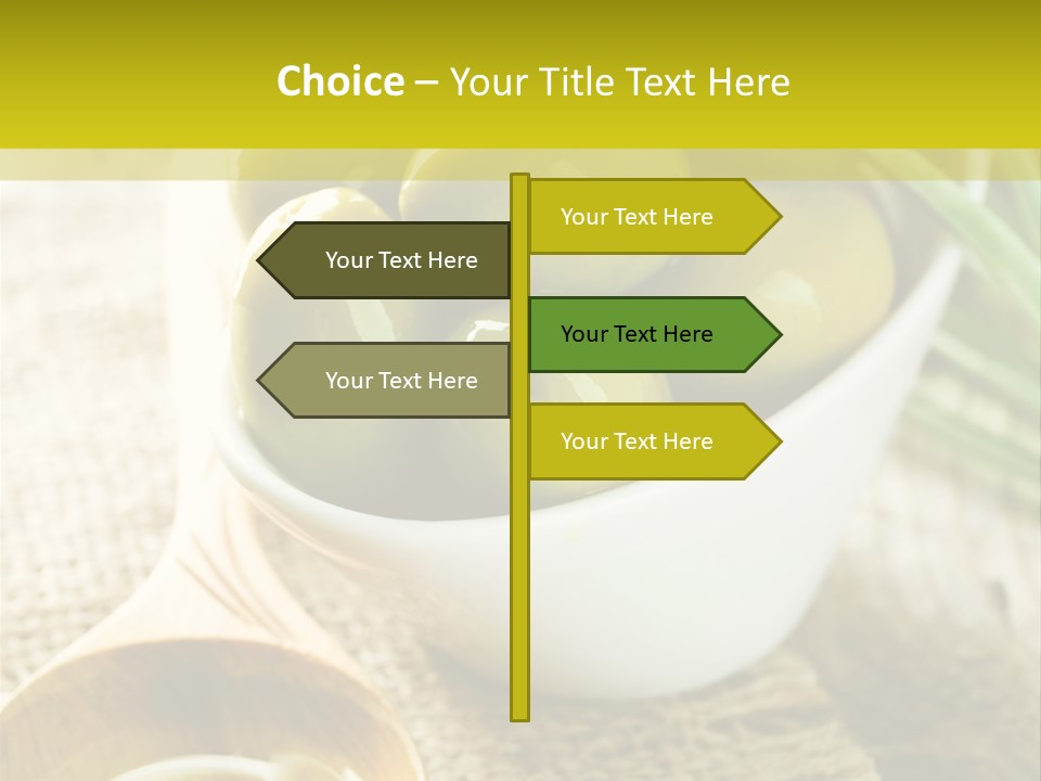 Olives And Oils PowerPoint Template