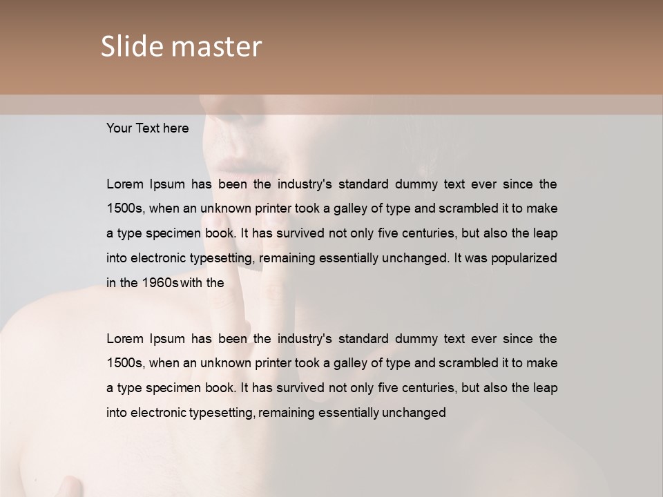 Emotions  Tousled PowerPoint Template