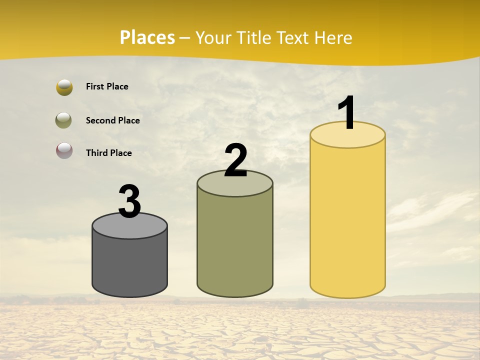 Land Clay Desert PowerPoint Template