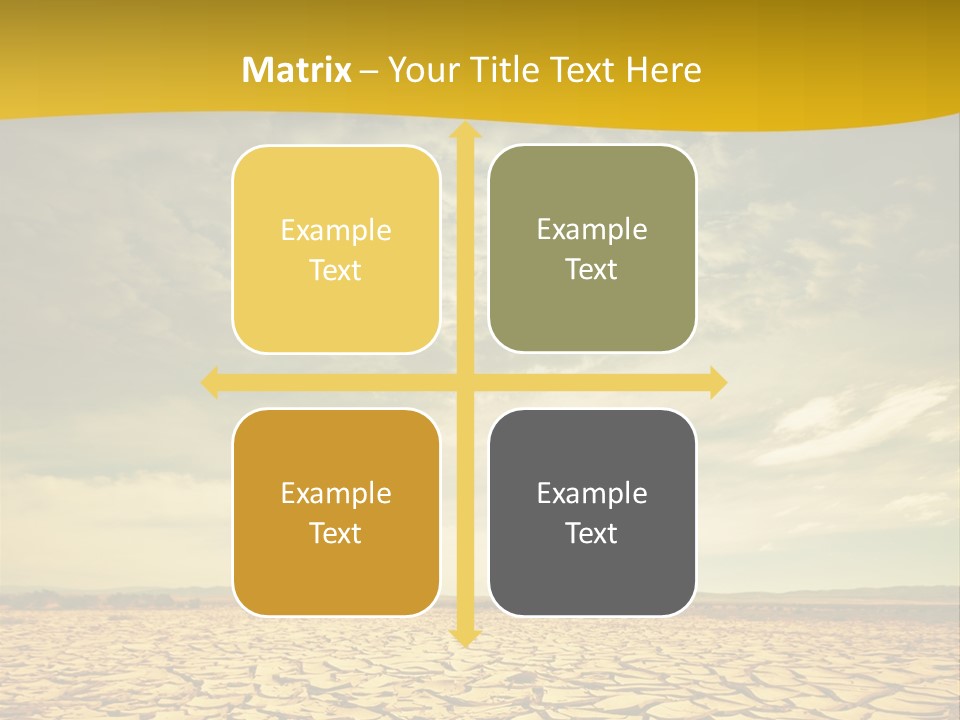 Land Clay Desert PowerPoint Template