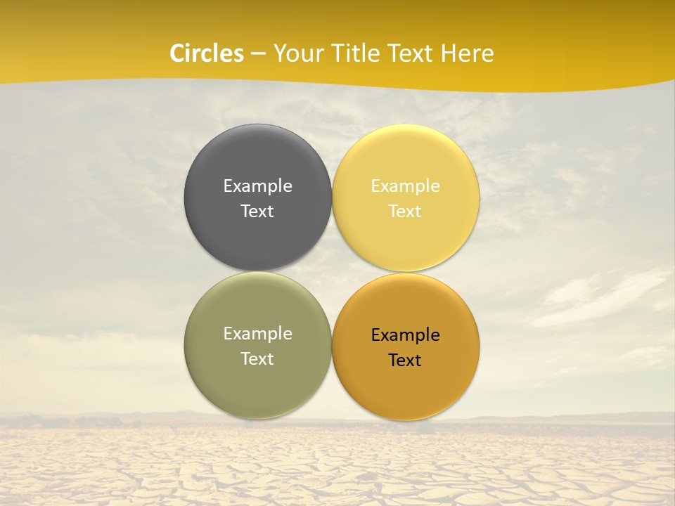 Land Clay Desert PowerPoint Template