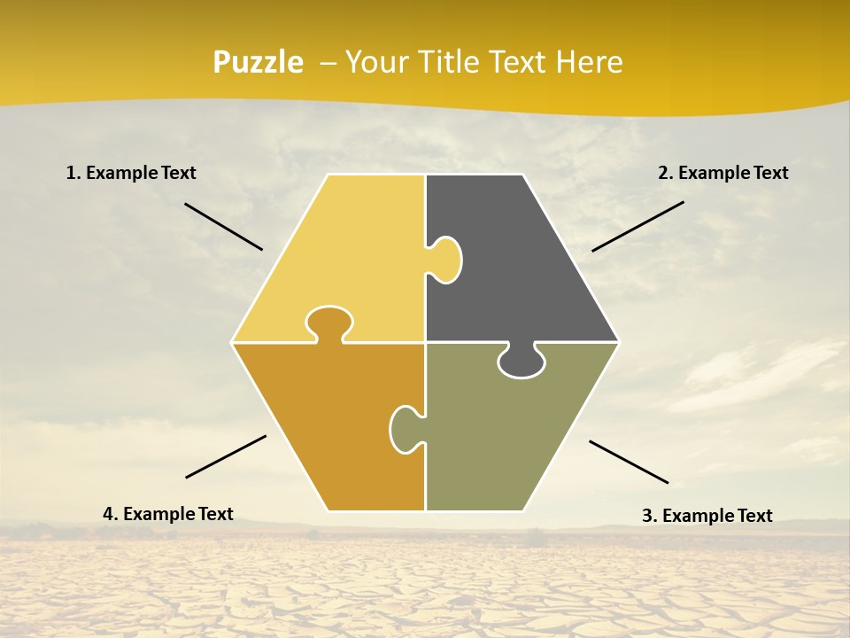 Land Clay Desert PowerPoint Template