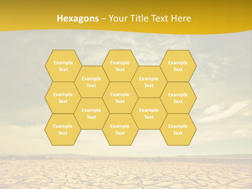 Land Clay Desert PowerPoint Template