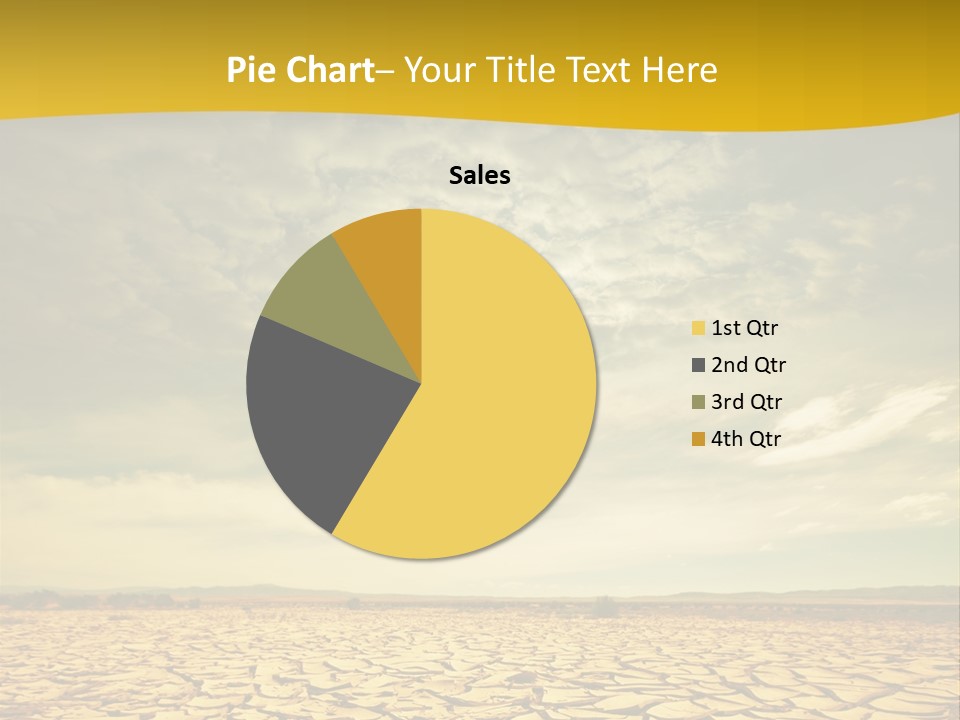Land Clay Desert PowerPoint Template