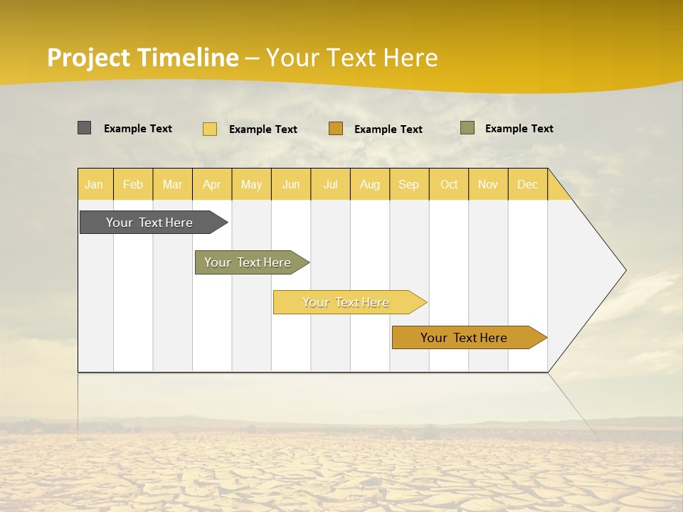 Land Clay Desert PowerPoint Template