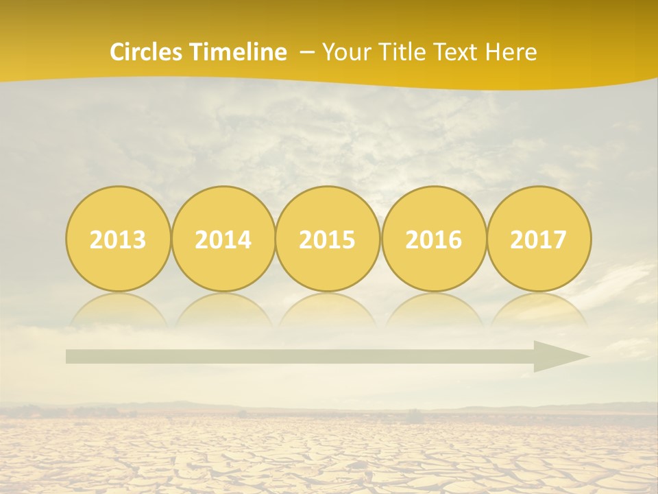 Land Clay Desert PowerPoint Template