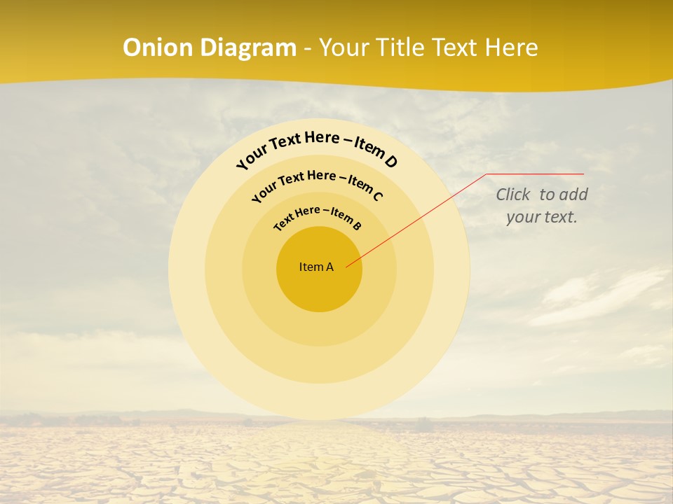 Land Clay Desert PowerPoint Template