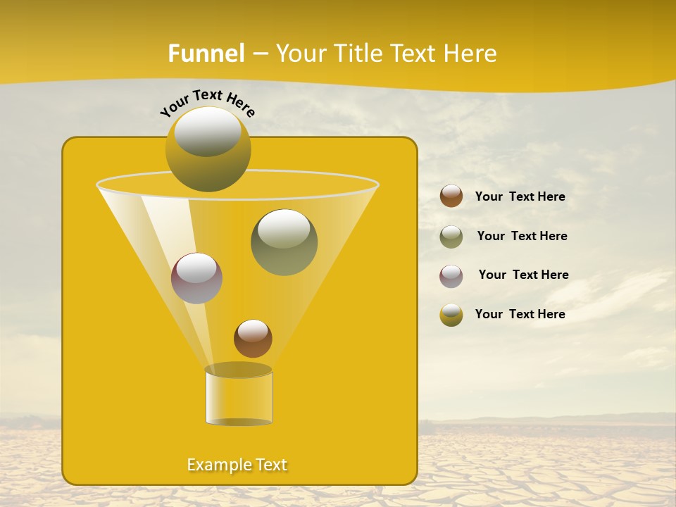Land Clay Desert PowerPoint Template