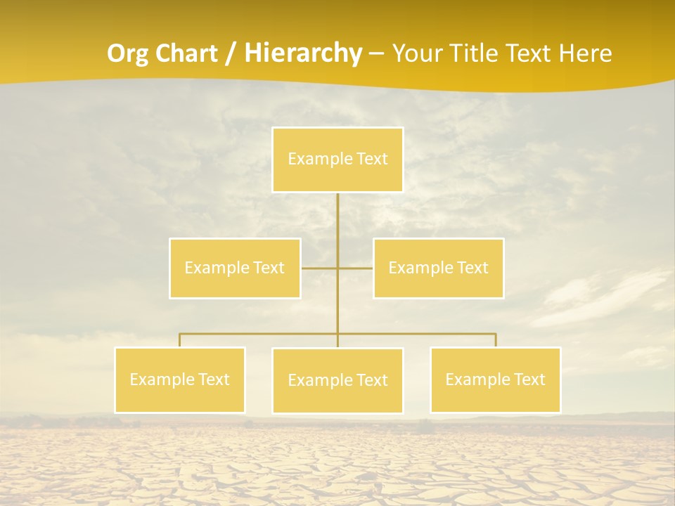 Land Clay Desert PowerPoint Template