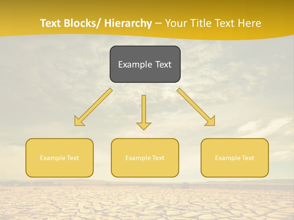 Land Clay Desert PowerPoint Template