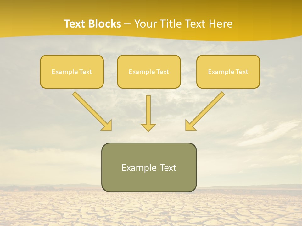 Land Clay Desert PowerPoint Template