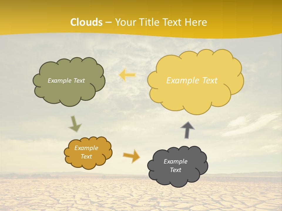 Land Clay Desert PowerPoint Template