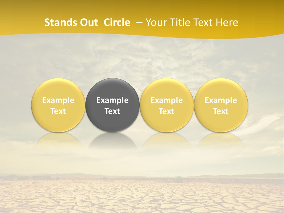 Land Clay Desert PowerPoint Template