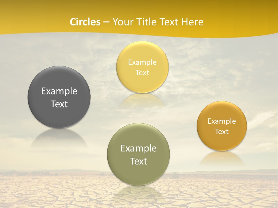 Land Clay Desert PowerPoint Template