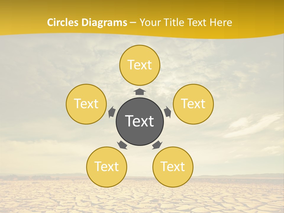 Land Clay Desert PowerPoint Template