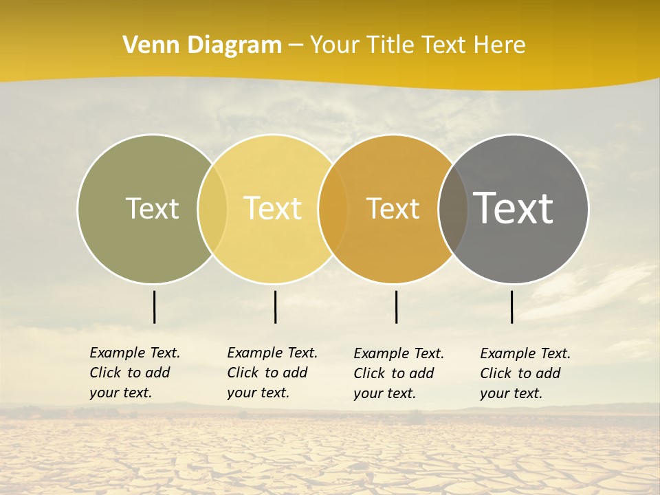 Land Clay Desert PowerPoint Template