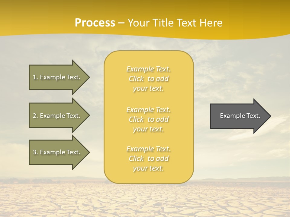 Land Clay Desert PowerPoint Template