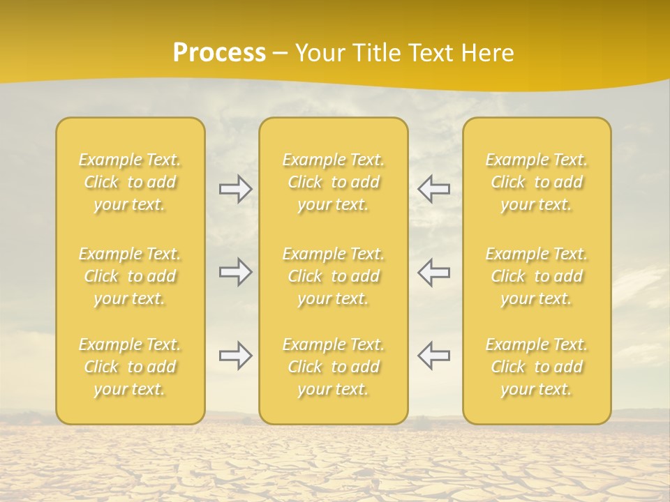 Land Clay Desert PowerPoint Template