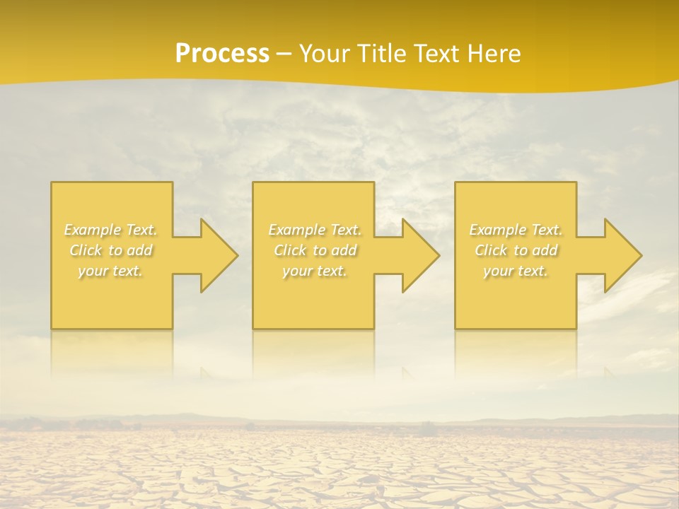 Land Clay Desert PowerPoint Template