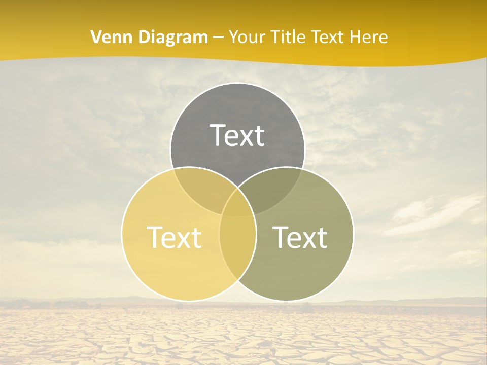Land Clay Desert PowerPoint Template
