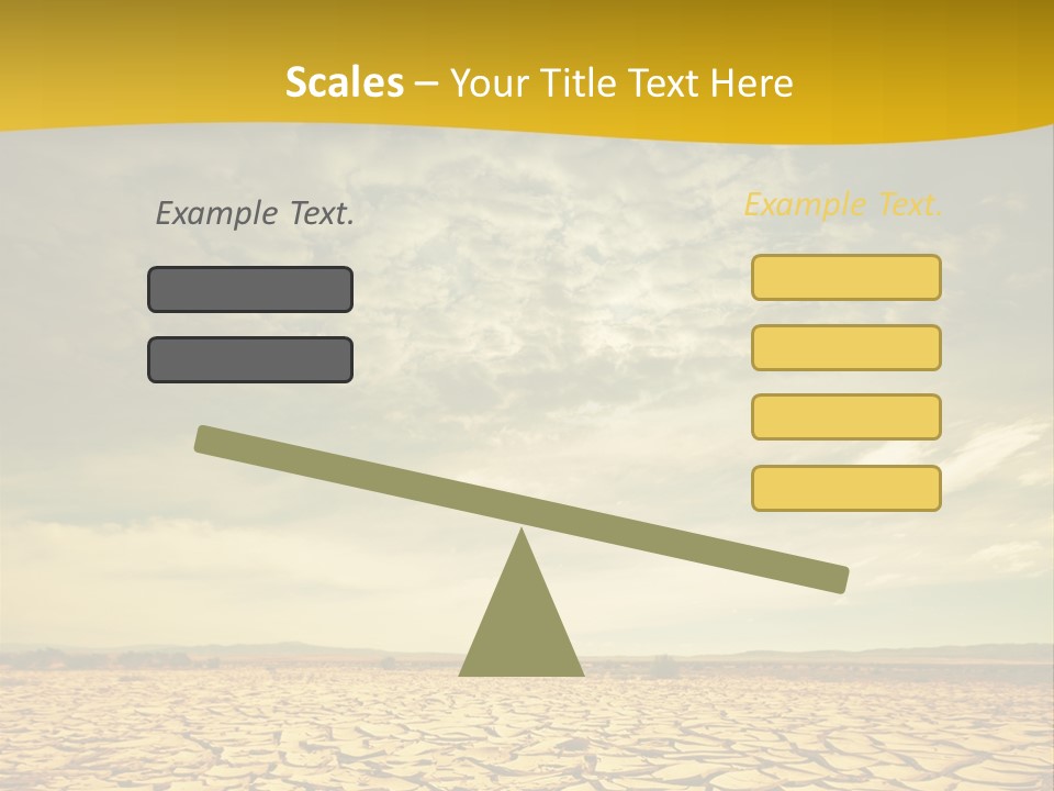 Land Clay Desert PowerPoint Template