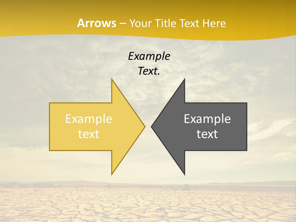 Land Clay Desert PowerPoint Template