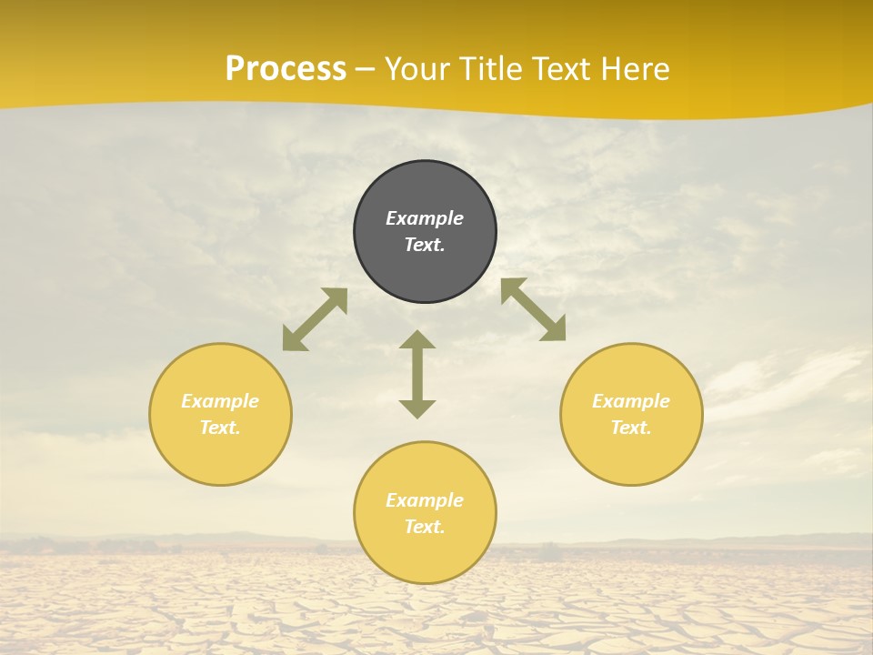 Land Clay Desert PowerPoint Template