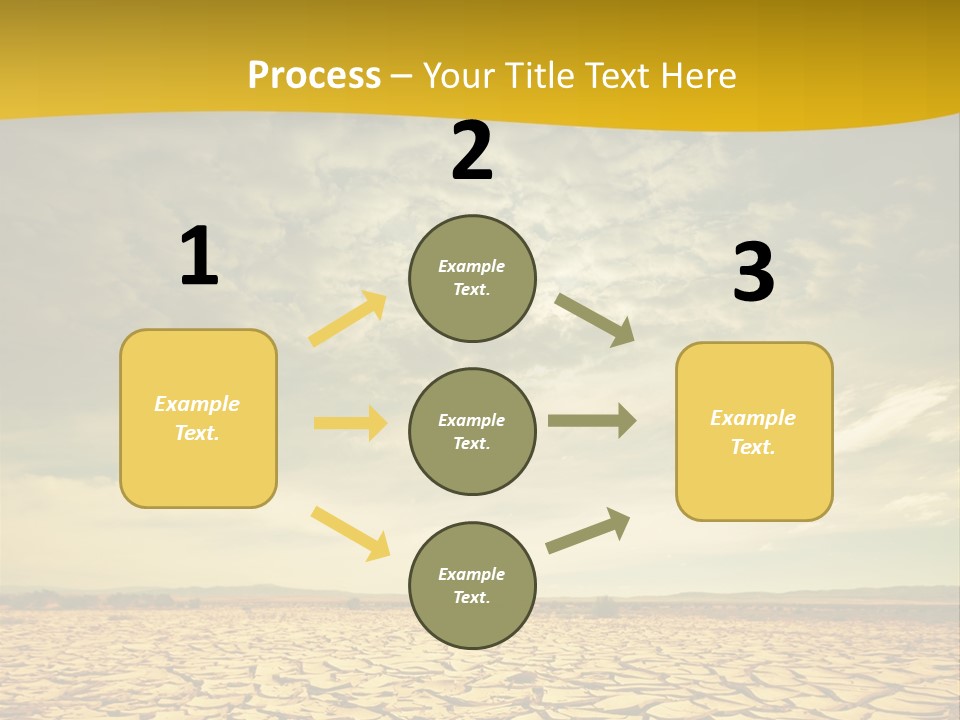 Land Clay Desert PowerPoint Template