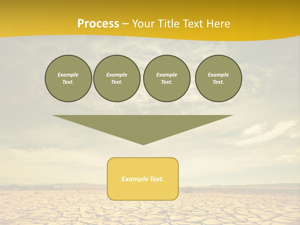 Land Clay Desert PowerPoint Template