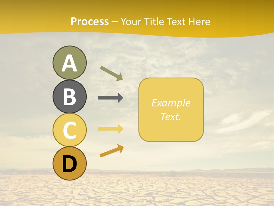 Land Clay Desert PowerPoint Template