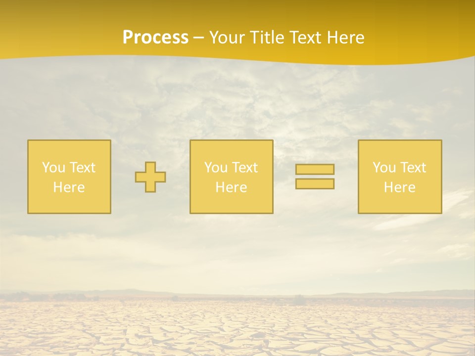 Land Clay Desert PowerPoint Template
