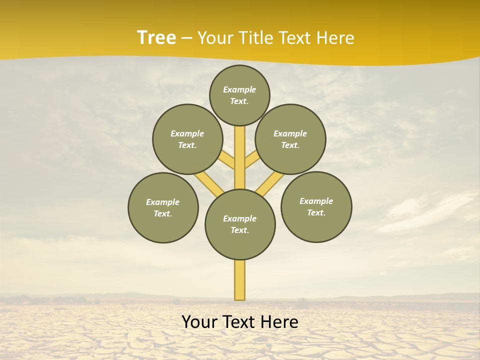Land Clay Desert PowerPoint Template